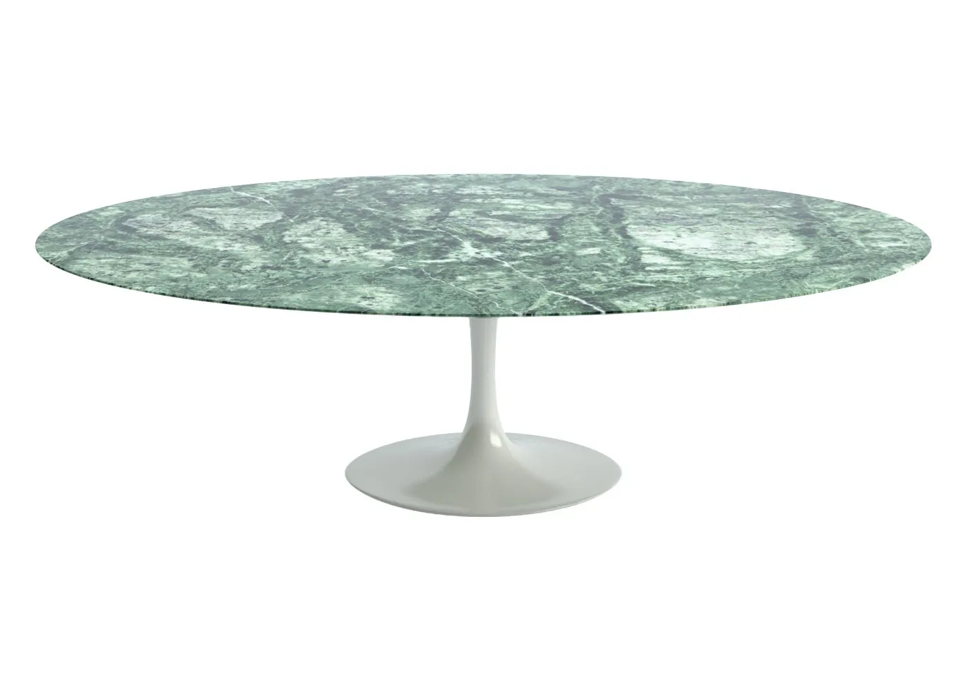 Knoll Saarinen Dining Table with White Base in Verdi Alpi 244cm 1