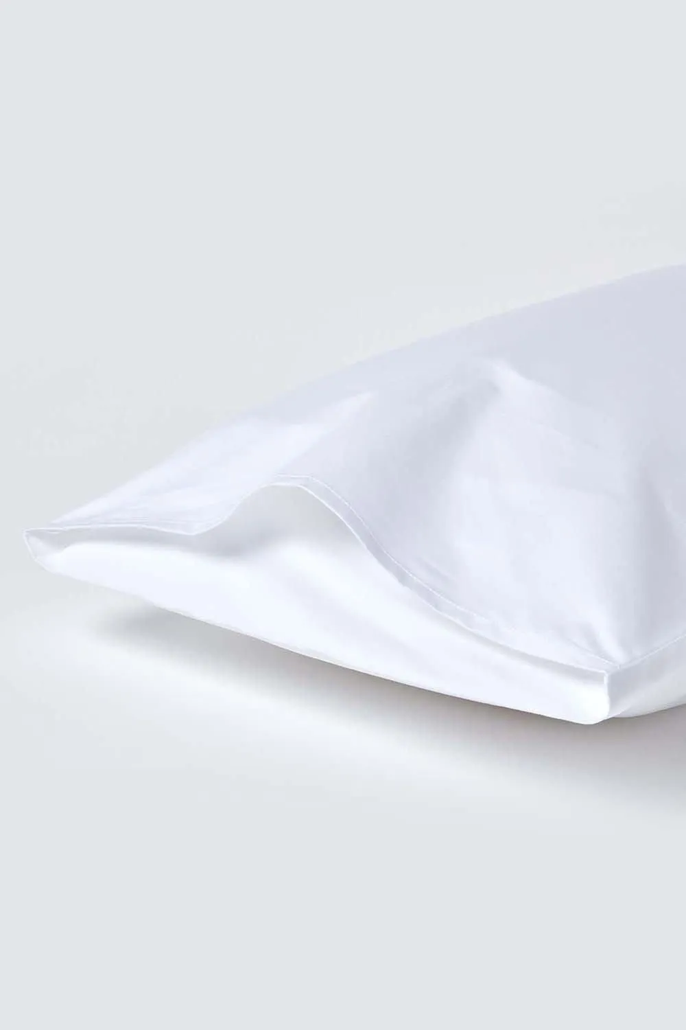 Homescapes Egyptian Cotton Housewife Pillowcase 1000 TC in White 3