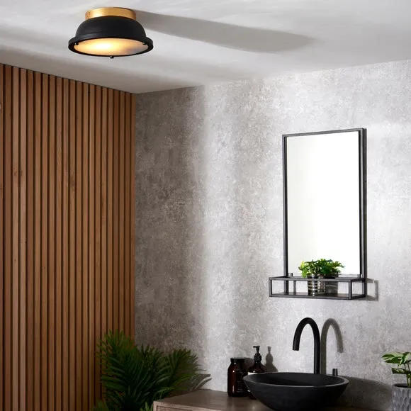 Barton Bathroom Flush Ceiling Light 5