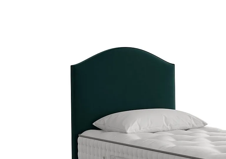Iris Floor Standing Headboard - Single - Bottle Green