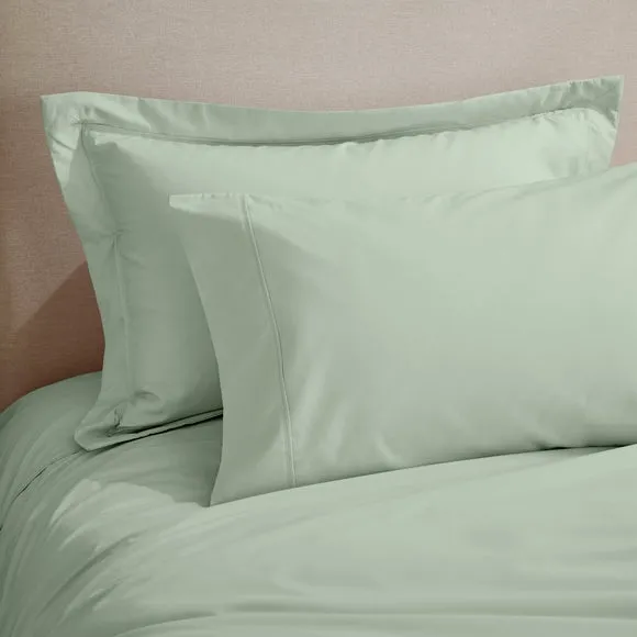 Dorma Crisp & Fresh 400 Thread Count Egyptian Cotton Percale Oxford Pillowcase 3