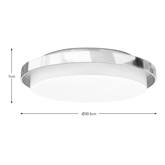 Corrine LED Bathroom Flush Ceiling Light 5