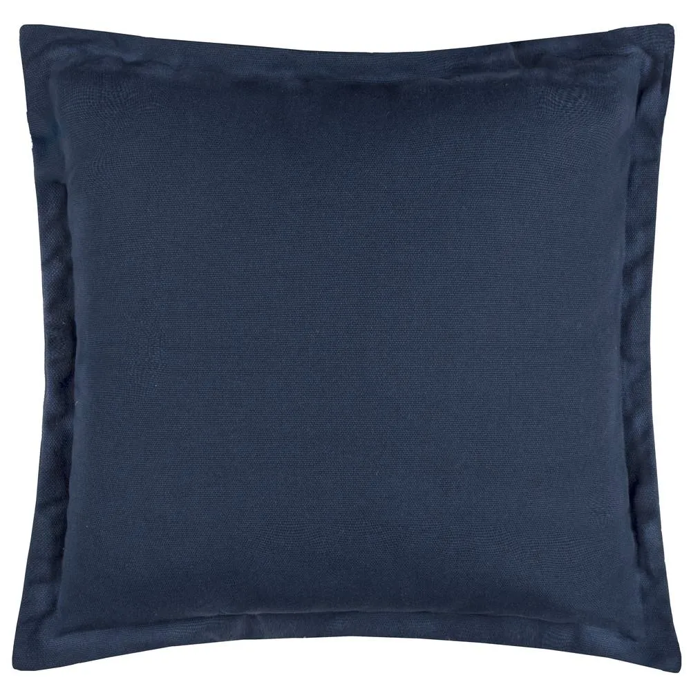 Yard Holmfirth Canvas 100% Cotton Outdoor Cushion in Navy 2