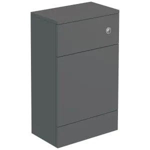 Halite Waterproof Matt Grey WC Unit - 500mm