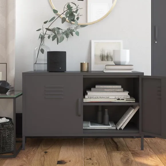 Bradford 2 Door Metal Accent Cabinet 3