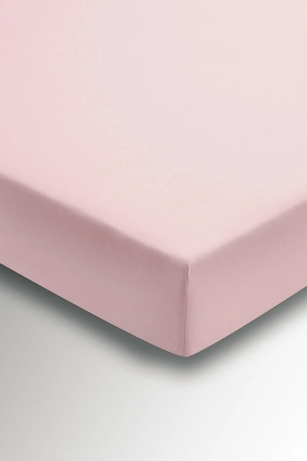 Helena Springfield 'Plain Dye' Polycotton Fitted Sheet in Light Pink 1