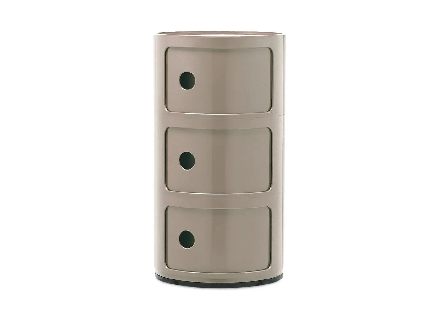 Kartell Componibili Cabinet 3 Element Dove Grey 1