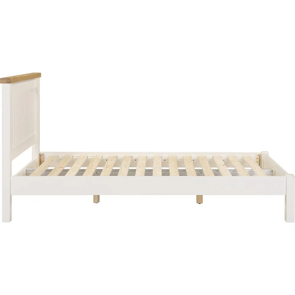 Seconique Windsor 5' Bed Low Foot End (Part Assembled) in Ivory 4