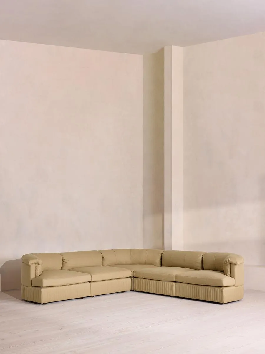 Oona Modular Sofa, Corner Sofa, Linen, Wheat