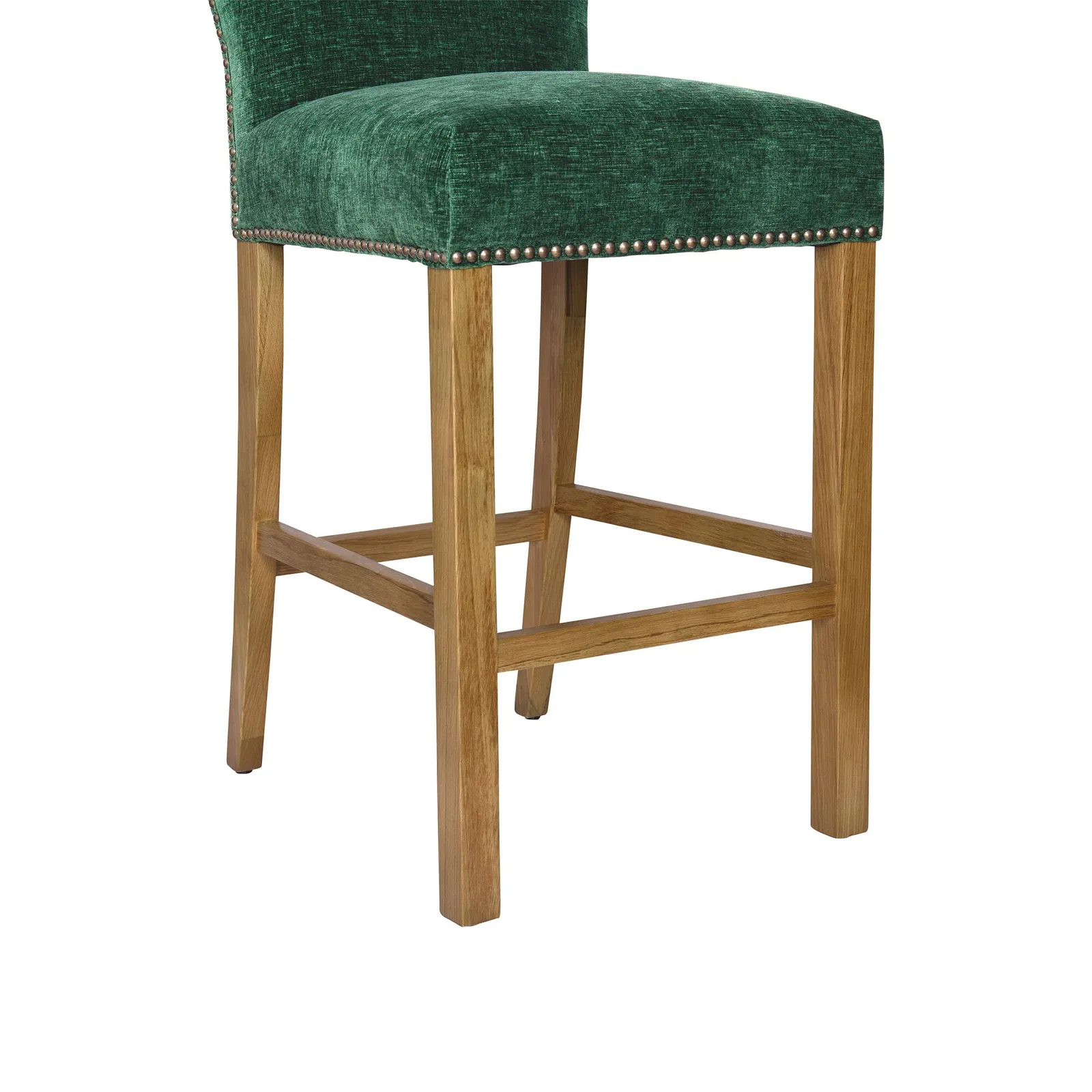 Gable Counter Stool, Green Fabric | Barker & Stonehouse 4