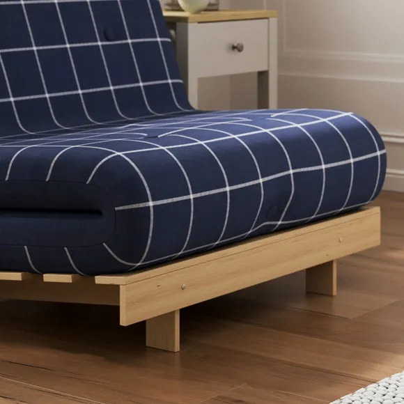 Mito Window Pane Check Single Futon 5