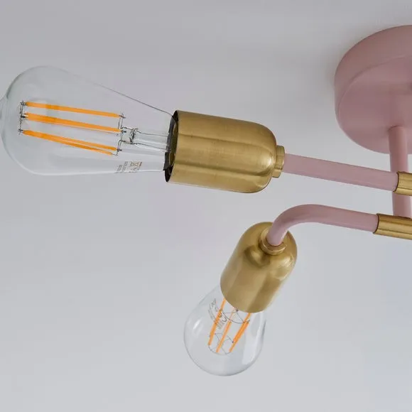 Kacy 4 Light Flush Ceiling Light 3