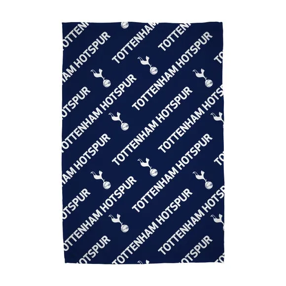 Tottenham Hotspur Line Fleece Blanket 100cm x 150cm 5
