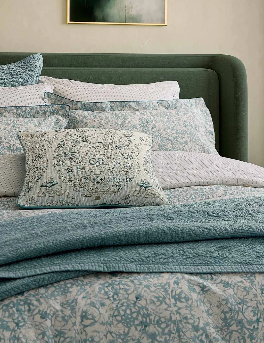 Bedeck of Belfast 2 Pack Pure Cotton Celina Pillowcases White Mix