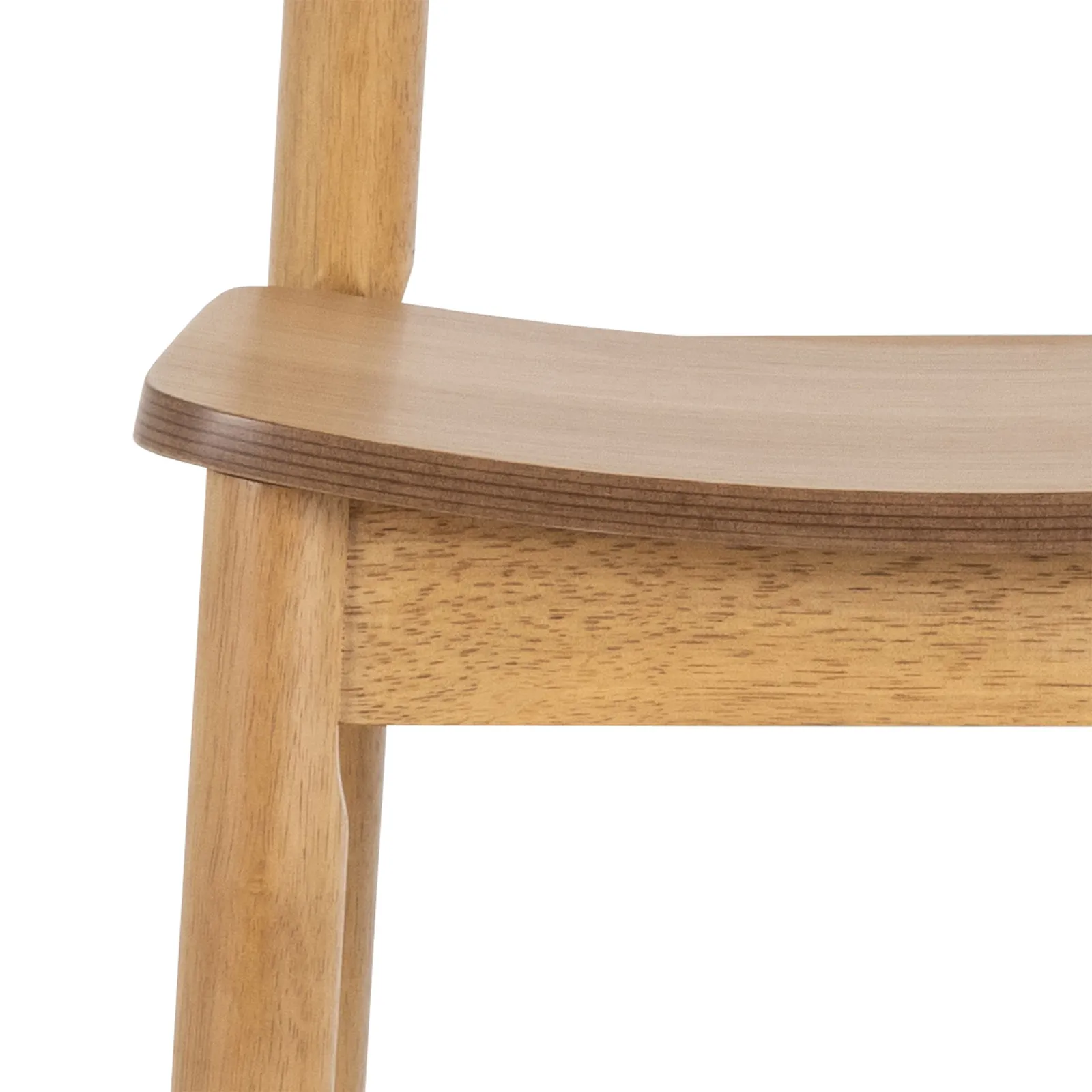 Furniture To Go Barlow Bar Stool in Matt Oak Set of 2 in Light Brown 6