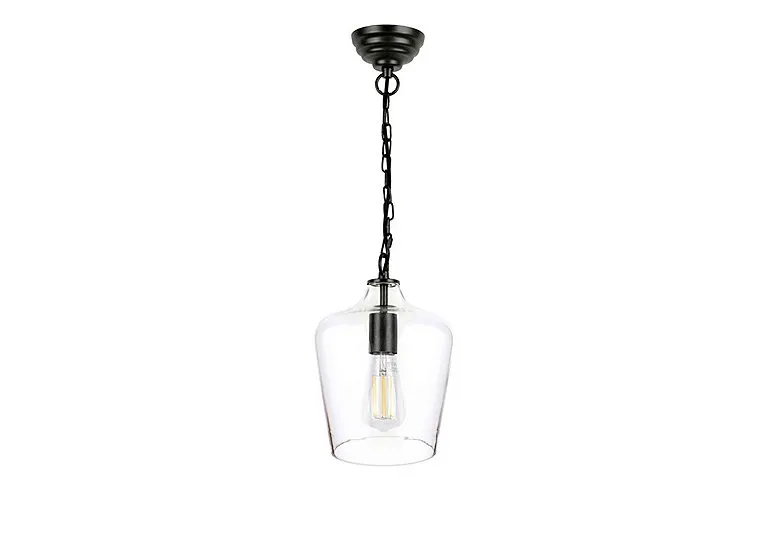 Ockley 1 Light Pendant - Black