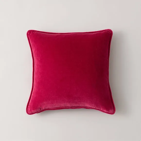 Clara Cotton Velvet Square Cushion 2