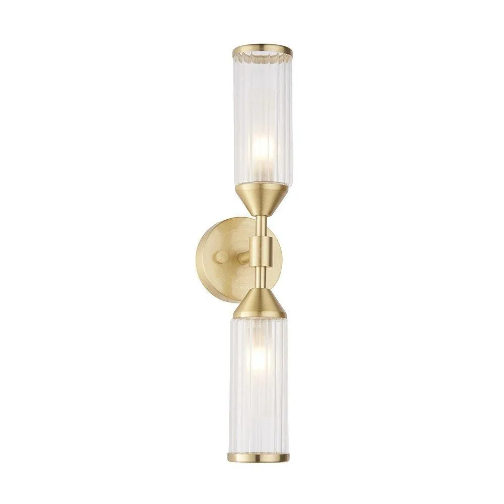 Netlighting 'TRIESTE' Stylish Dimmable Indoor 2 Light Mountable Décor Wall Lamp in Yellow