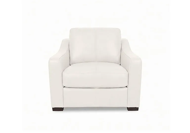 Nap Leather Snuggler Chair - Star White - Sofas and Armchairs - In Time for Christmas