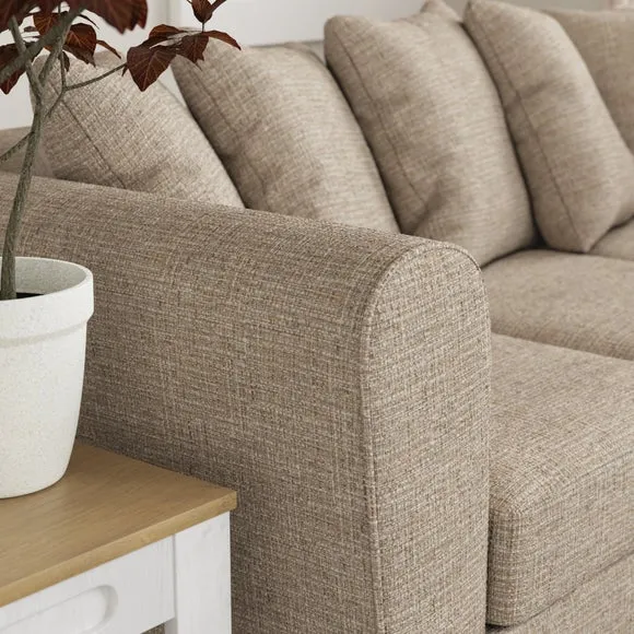 Blake Multi Weave Corner Chaise Sofa 4
