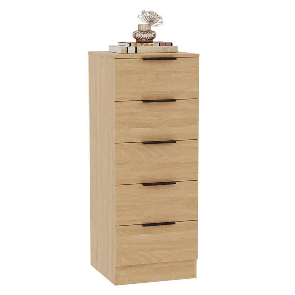Hayes 5 Drawer Narrow Chest 6