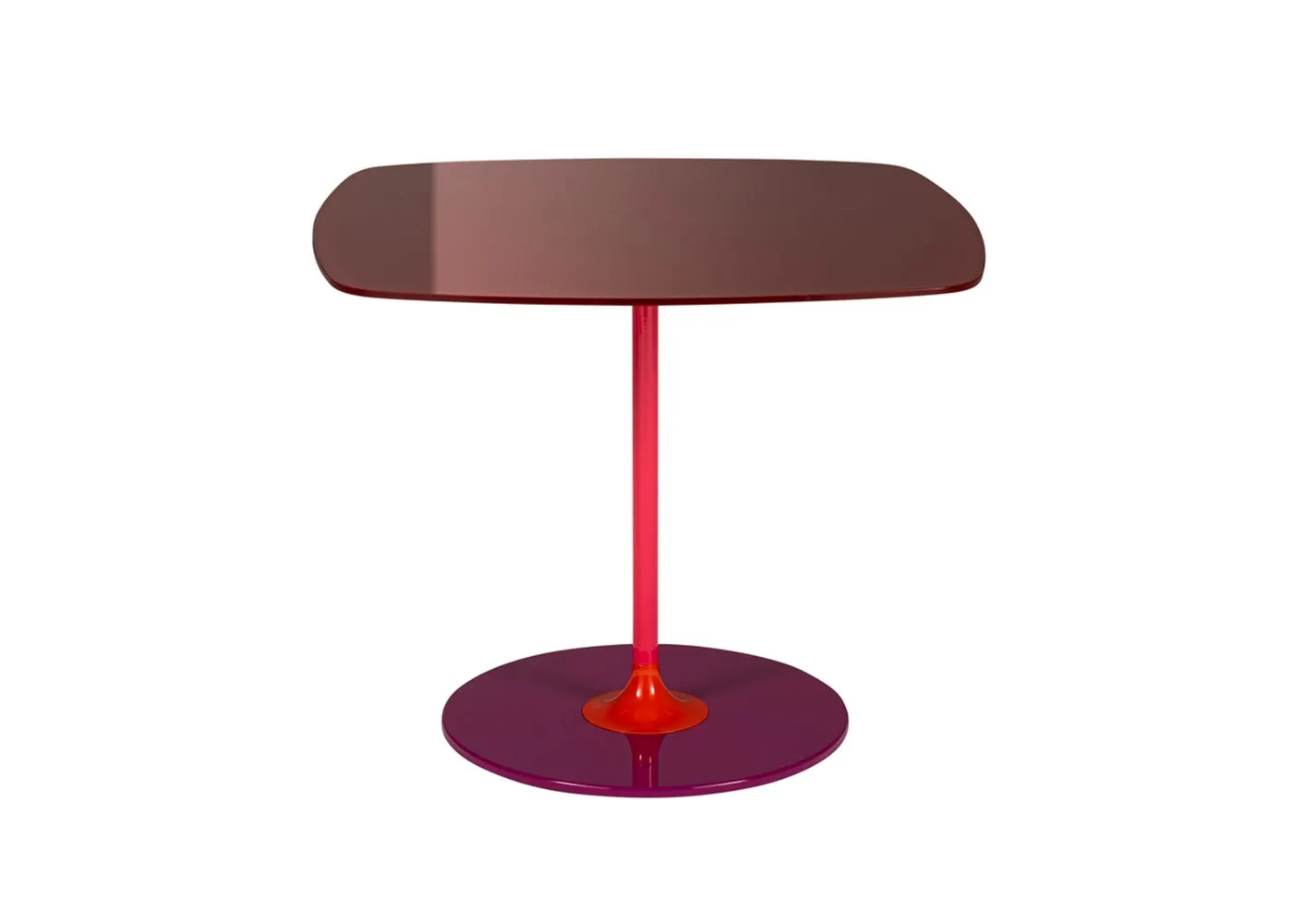 Kartell Thierry Table Low Burgundy 1