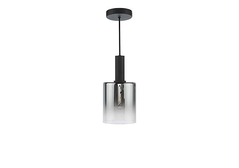 Macon 1 Light Pendant - Black