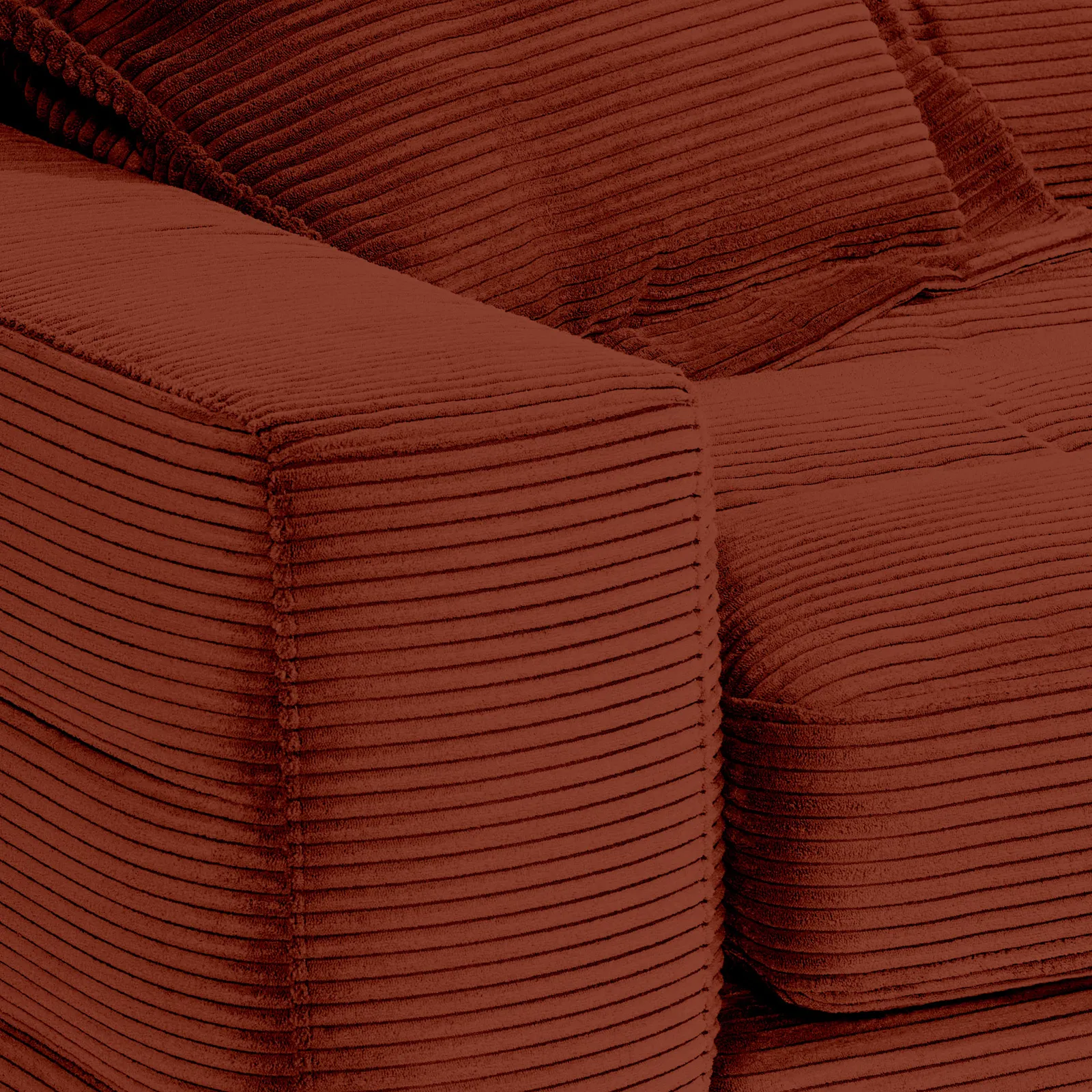 Twain Chaise Corner Sofa Right, Red Fabric | Barker & Stonehouse 4