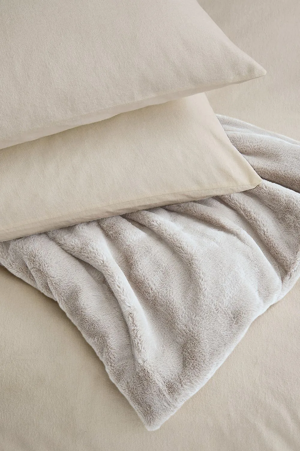 Helena Springfield 'HS Brushed Cotton' Duvet Cover Set in Ivory 4