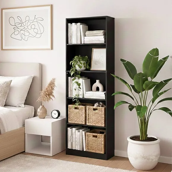 Cambridge 5 Tier Extra Large Bookcase 3