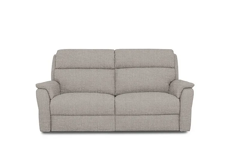 Vito Fabric 3 Seater Recliner Sofa with Headrests and Power Lumbar