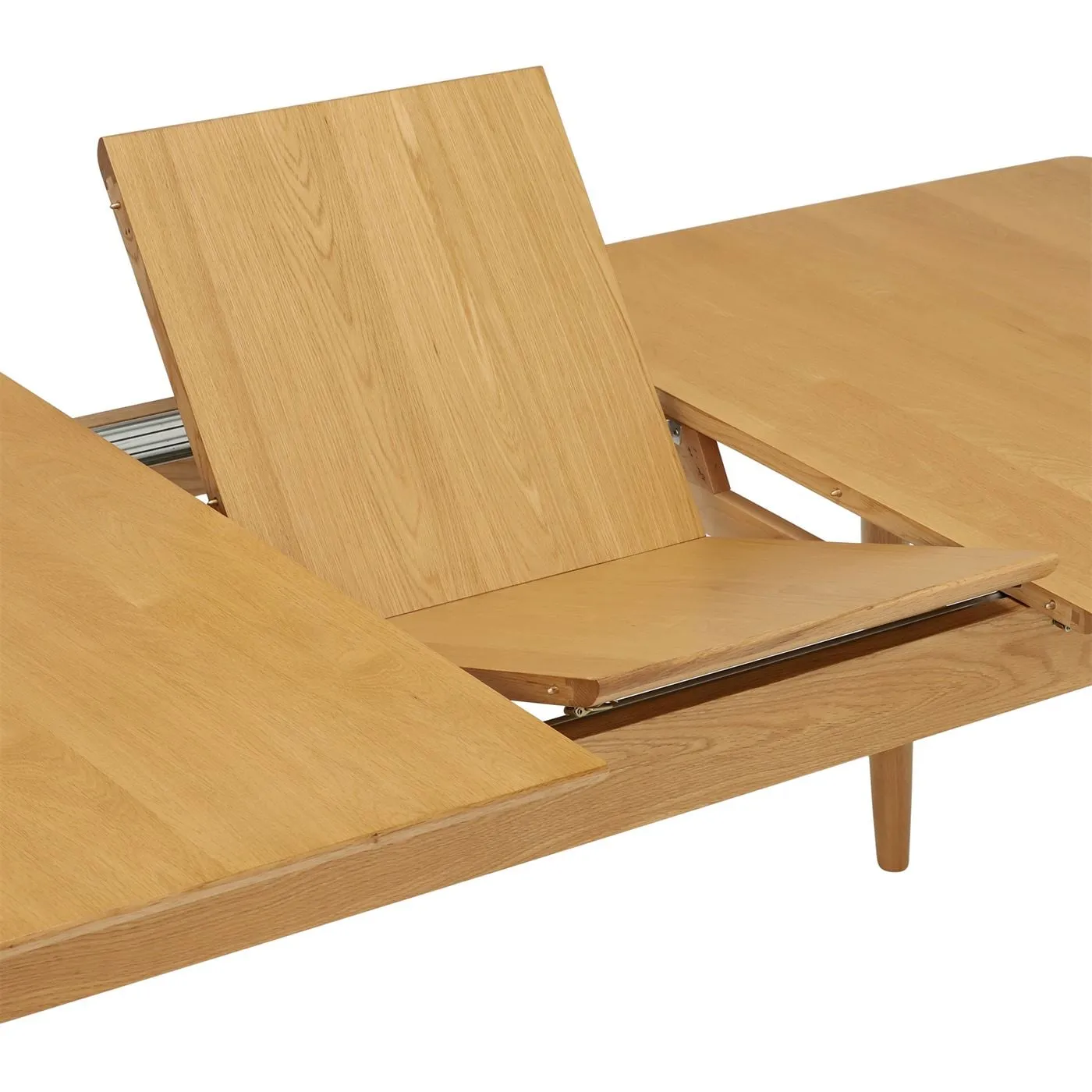 Ercol Teramo Medium Extending Dining Table, Neutral Oak | Barker & Stonehouse 3