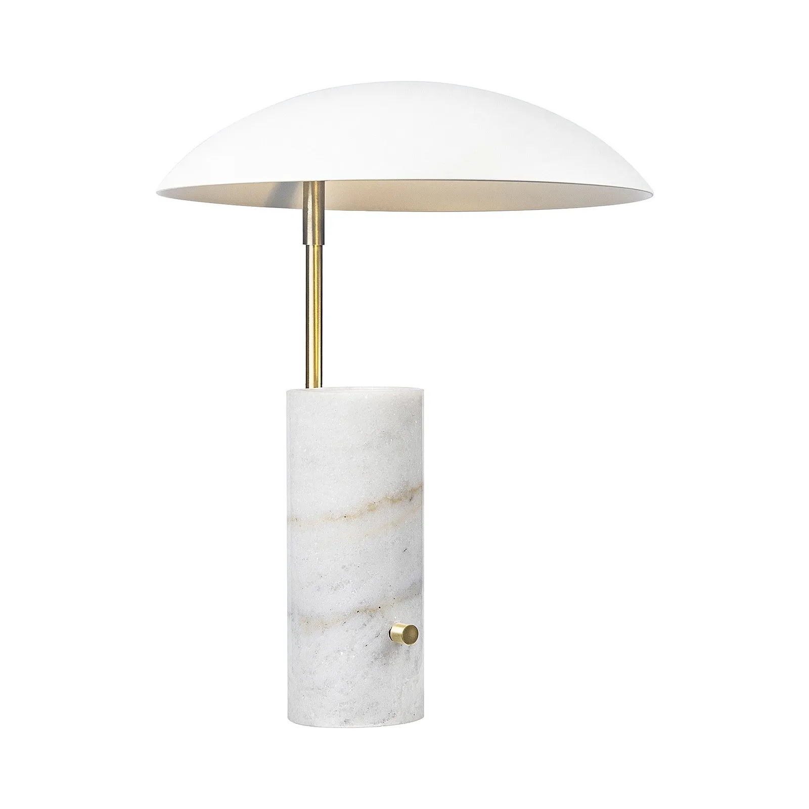 Nordlux Premium Indoor Table Lamp White Marble GU10 Adjustable Shade - Mains Powered, IP20