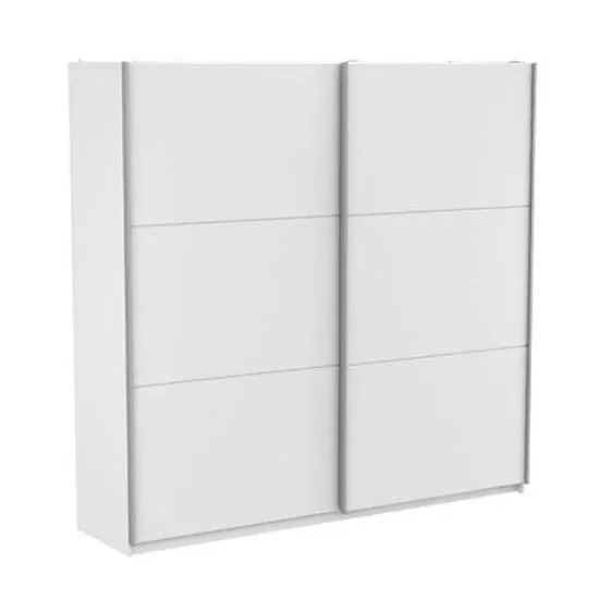 Selsey Sliding Wardrobe Extra Large In Matt White With 2 Doors