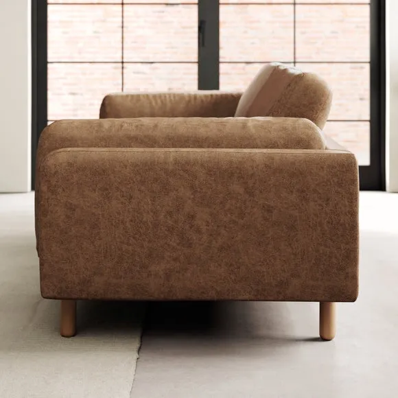 Newton Arizona Faux Leather 3 Seater 3