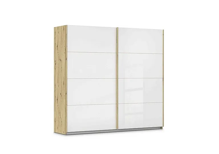 Freja 226cm 2 Door Sliding Glass Wardrobe