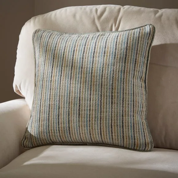 Walker Tonal Stripe Square Cushion 1