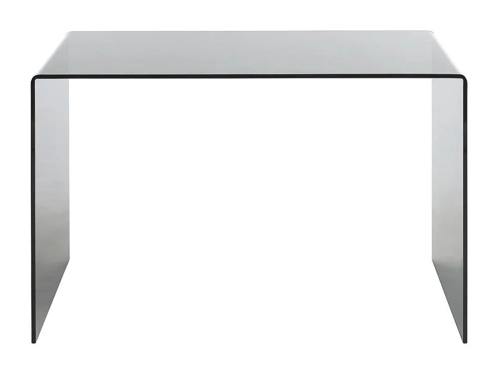 Vente-unique Desk - Smoked Toughened Glass - Black - ELSTRON in Clear 5