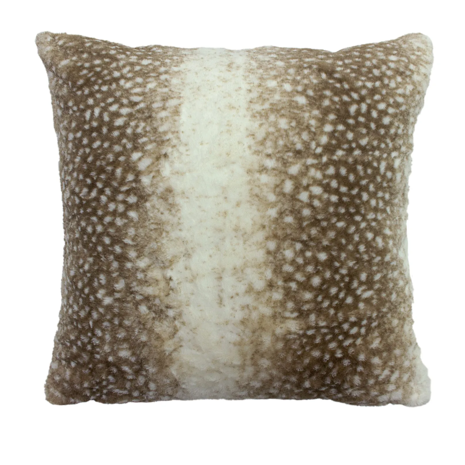 Paoletti Fawn Deerskin Printed Faux Fur Cushion 2