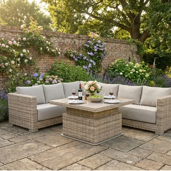 Norfolk Leisure Winslow Corner Set with Height Adjustable Table