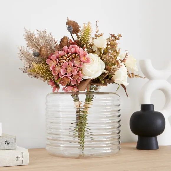 Charelle Ribbed Glass Table Lamp 4