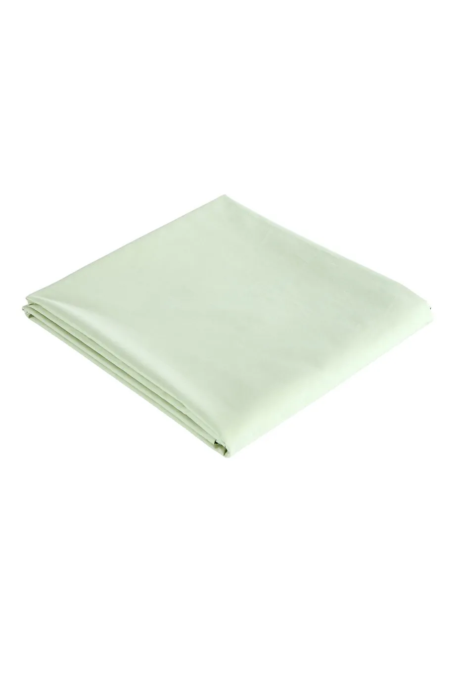 CHRISTY Pure Cotton Percale Flat Sheets in Green 3