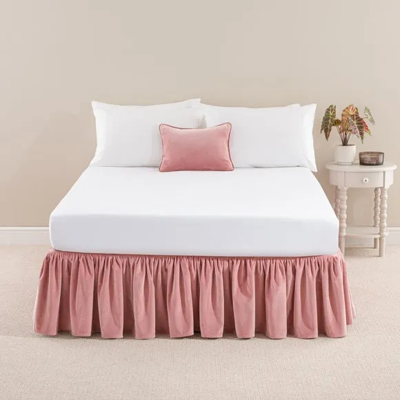 Clara Cotton Velvet Frilled Valance 1