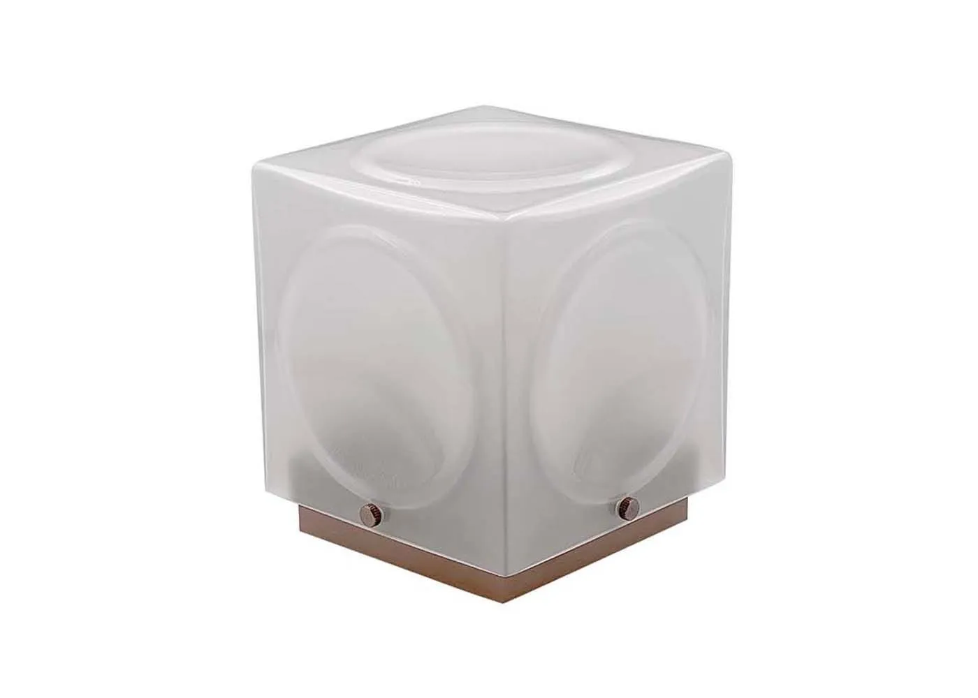 Lee Broom Chant Portable Table Lamp Frosted & Bronze