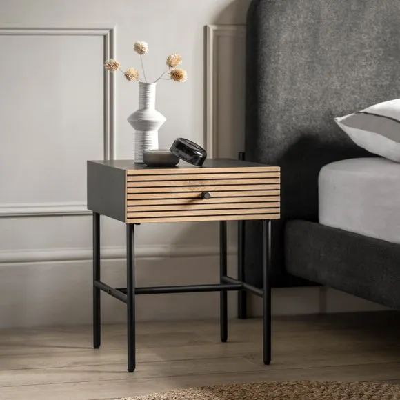 Hanwell 1 Drawer Bedside Table 2