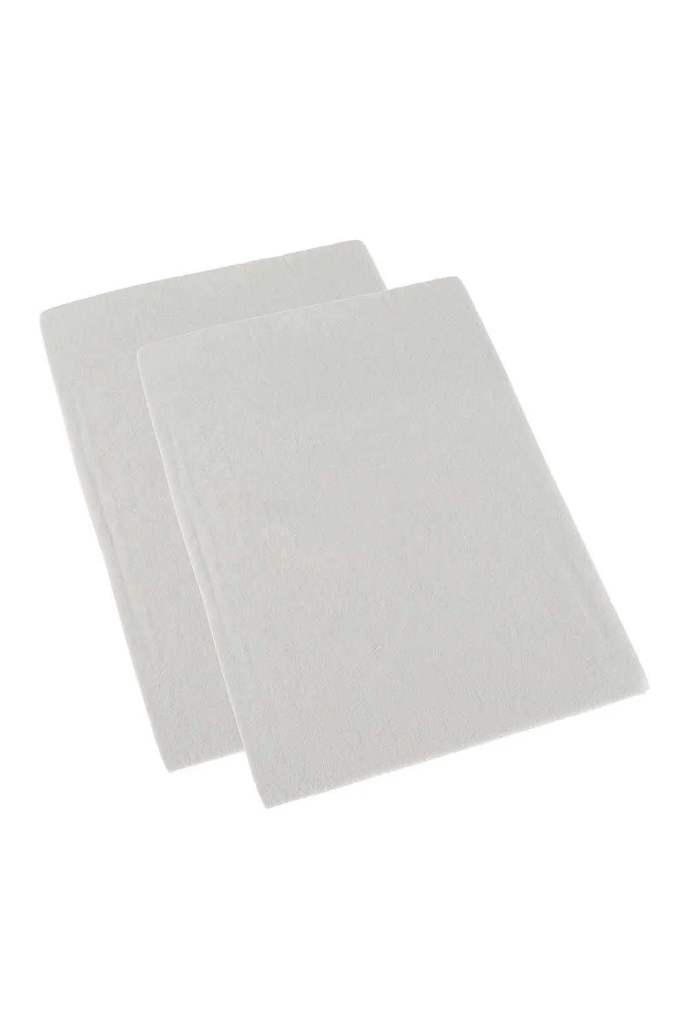 Homescapes Brushed Cotton Fitted Cot Sheet Pair 100% Cotton in White