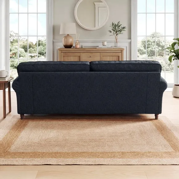 Flori Soft Chenille 4 Seater Sofa 2