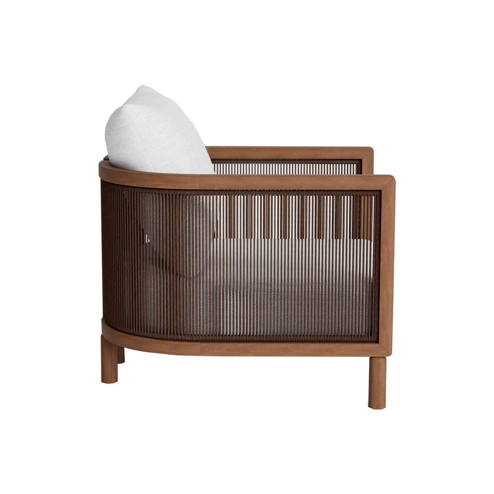 Praia Garden Lounge Chair, Wooden, Grey | Barker & Stonehouse 5