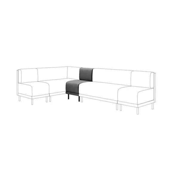 Mae Small Dining Bench, Faux Leather