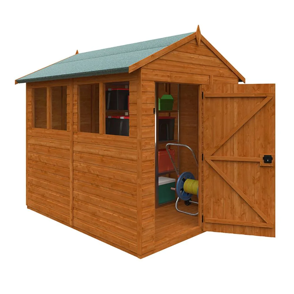 Buttercup Farm 8x6 Flex Apex 12mm Flex - L238.8 x W175 x H213.5 cm - Burnt Orange 2